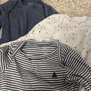 Boys long sleeve onesies